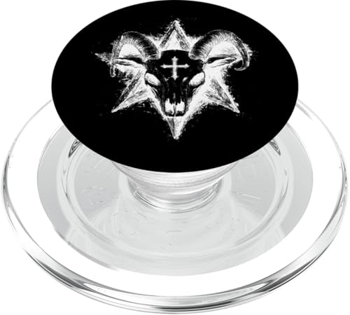 Okkultes Pentagramm Grunge Gothic Hexerei Goth Ästhetik PopSockets PopGrip für MagSafe von Goth and Emo Aesthetic Designs