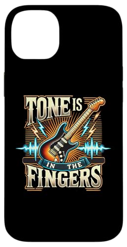 Hülle für iPhone 14 Plus Guitar Tone is in the Fingers Musikmusiker Gitarrist von Gotham Threads Official