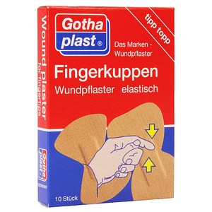 Gothaplast Fingerkuppenpflaster 433438 beige 10,5 x 1,5 cm, 10 St. von Gothaplast