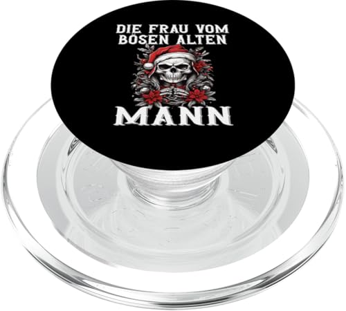 Frau vom bösen alten Mann Böse alte Frau Halloween Party PopSockets PopGrip für MagSafe von Gothic Halloween Kostüm Damen Bikerin Rockerin