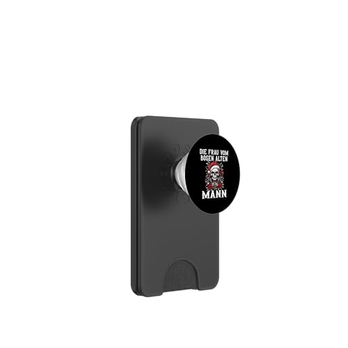 Frau vom bösen alten Mann Böse alte Frau Halloween Party PopSockets PopWallet für MagSafe von Gothic Halloween Kostüm Damen Bikerin Rockerin