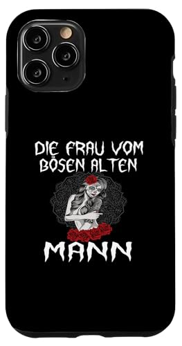 Hülle für iPhone 11 Pro Frau vom bösen alten Mann Böse alte Frau Halloween Party von Gothic Halloween Kostüm Damen Bikerin Rockerin