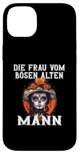 Hülle für iPhone 14 Plus Frau vom bösen alten Mann Böse alte Frau Halloween Party von Gothic Halloween Kostüm Damen Bikerin Rockerin