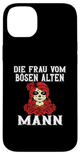 Hülle für iPhone 14 Plus Frau vom bösen alten Mann Böse alte Frau Halloween Party von Gothic Halloween Kostüm Damen Bikerin Rockerin