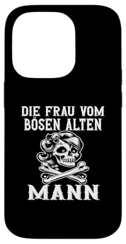 Hülle für iPhone 14 Pro Frau vom bösen alten Mann Böse alte Frau Halloween Party von Gothic Halloween Kostüm Damen Bikerin Rockerin