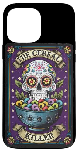 Hülle für iPhone 13 Pro Max Tarotkarte The Cereal Killer Graphic Vintage Goth Skelett von Gothic Tarot Cards Clothes Outfits Women Men Gifts