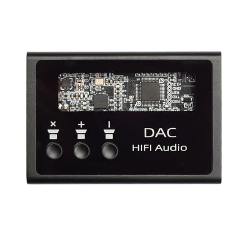 Goufride HiFi-Kopfhörer-Dekodierverstärker ES9018K2M DSD128 PCM32BIT 384 kHz Verlustfreier Dekodierungsausgang Eingebauter MAX97220-Chip von Goufride