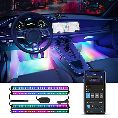 Govee RGBIC Interior Car Lights Smart strip light Transparent Bluetooth von Govee