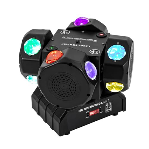 Moving Head LED Bühnenlicht Beam Dmx 512 Partylichter Stroboskoplicht Soundaktivierter Lichteffekt für DJ Bars Club Hochzeit Weihnachten Moving Head LED Bühnenlicht Beam Dmx 512 Partylichter Stroboskoplicht Soundaktivierter Lichteffekt für DJ Bars Club Hochzeit Weihnachten von Gqouur