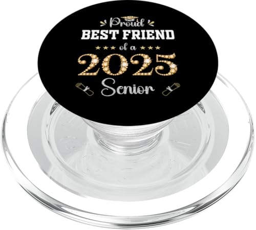 Stolzer bester Freund eines Hochschulabschlusses 2025 PopSockets PopGrip für MagSafe von Graduation 2025 Matching Family Grad Party