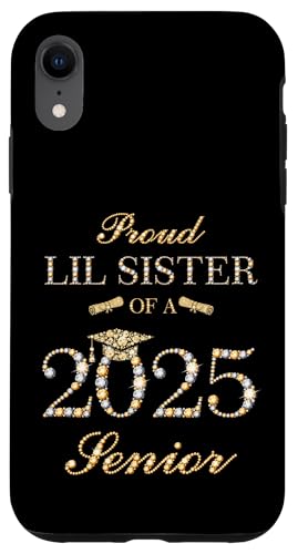 Hülle für iPhone XR Stolze kleine Schwester eines Hochschulabschlusses 2025 von Graduation 2025 Unique Matching Family Grad Party