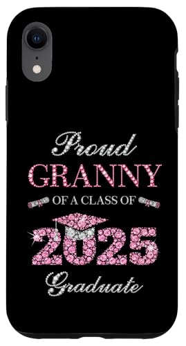 Hülle für iPhone XR Stolze Oma eines Absolventen der Klasse 2025 von Graduation Party 2025 Family Matching Pink