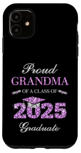 Hülle für iPhone 11 Stolze Oma eines Absolventen der Klasse 2025 von Graduation Party 2025 Family Matching Purple