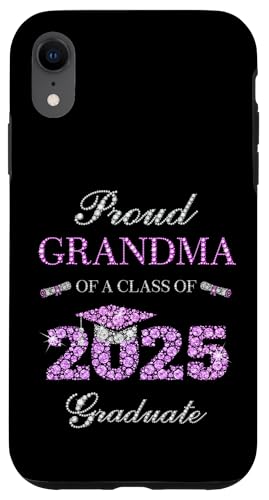 Hülle für iPhone XR Stolze Oma eines Absolventen der Klasse 2025 von Graduation Party 2025 Family Matching Purple