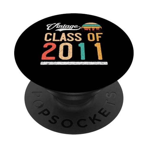 Jahrgangsklasse 2011, Abitur oder Hochschulabschluss PopSockets mit austauschbarem PopGrip von Graduation Party Designs.