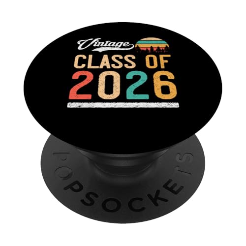 Jahrgangsklasse 2026 Abitur oder Hochschulabschluss PopSockets mit austauschbarem PopGrip von Graduation Party Designs.
