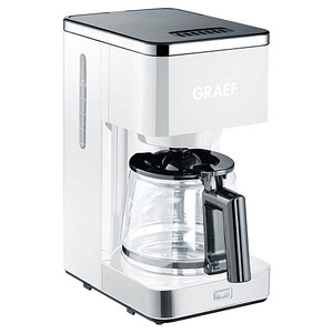 GRAEF FK401 Kaffeemaschine weiß, 10 -15 Tassen von Graef