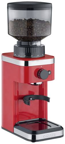 Graef CM503EU Kaffeemühle Rot Stahl-Kegelmahlwerk von Graef