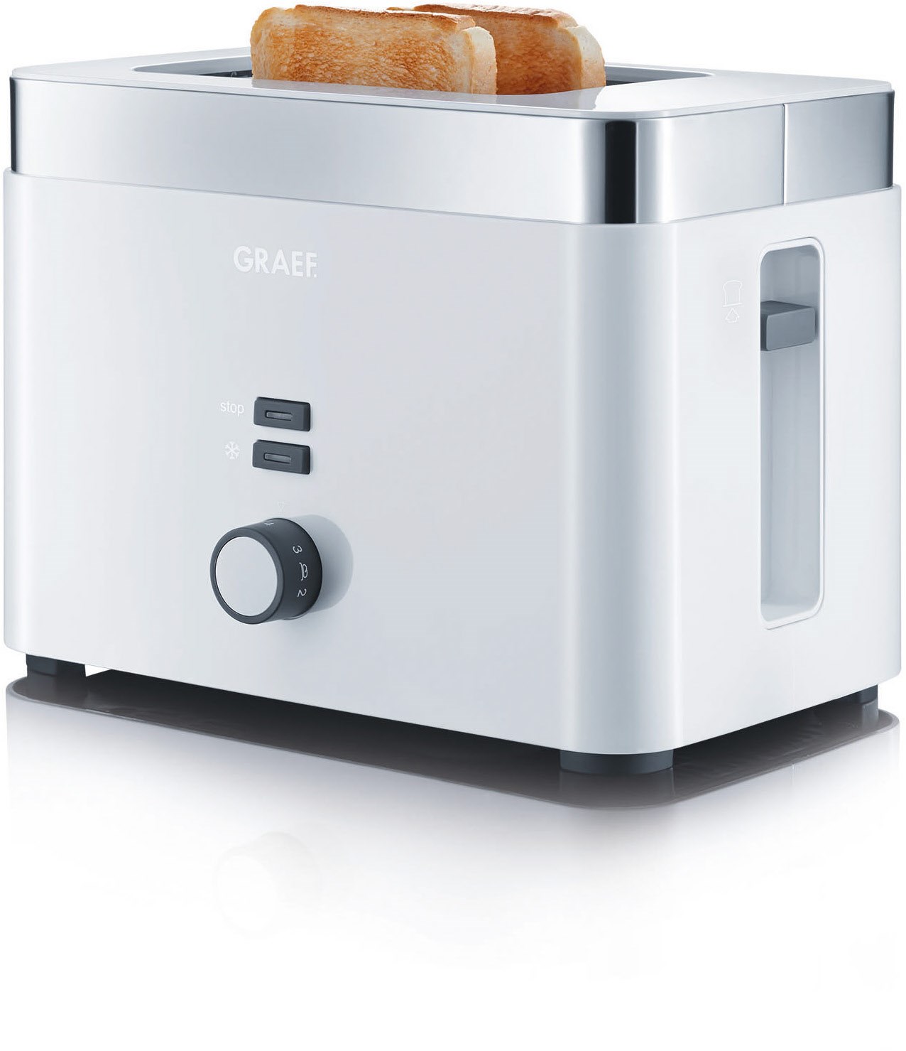 TO 61 EU Kompakt-Toaster weiß von Graef