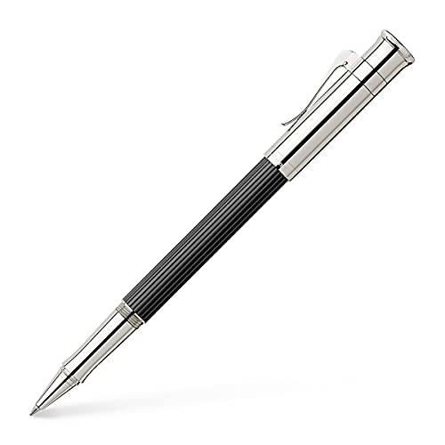 Graf von FABER-CASTELL 145511 - Tintenroller Classic, Ebenholz, mit schnell-trocknender Tinte von Graf von Faber-Castell