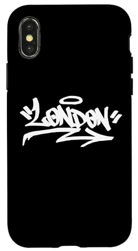 Hülle für iPhone X/XS London, England, Graffiti, Straßenkunst, Handstyle, Großbritannien, Hip-Hop von Graffiti City Handstyles For Sprayers & Writers