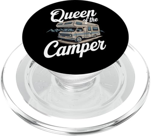 Königin des Camper-Campings PopSockets PopGrip für MagSafe von GrandMaster Design