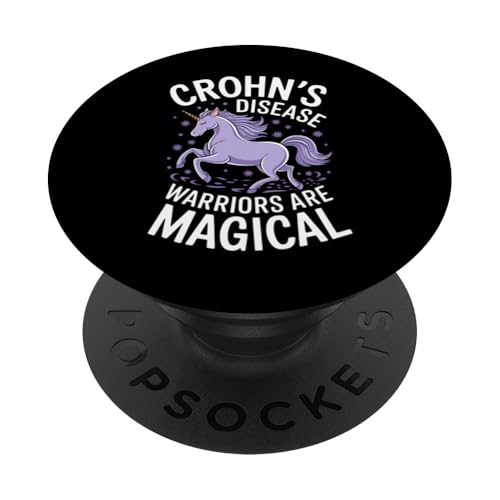 Morbus Crohn Warriors Are Magical PopSockets Klebender PopGrip von GrandMaster Design