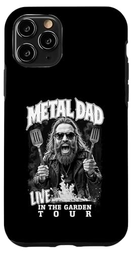 Heavy Metal Dad Live In The Garden Tour Rockmusik Grillen Hülle für iPhone 11 Pro von Grandio Design Funny Father's Day Dad Joke Gifts