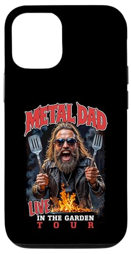 Heavy Metal Dad Live In The Garden Tour Rockmusik Grillen Hülle für iPhone 12/12 Pro von Grandio Design Funny Father's Day Dad Joke Gifts