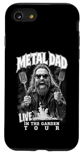 Heavy Metal Dad Live In The Garden Tour Rockmusik Grillen Hülle für iPhone SE (2020) / 7 / 8 von Grandio Design Funny Father's Day Dad Joke Gifts