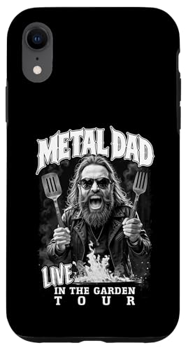 Heavy Metal Dad Live In The Garden Tour Rockmusik Grillen Hülle für iPhone XR von Grandio Design Funny Father's Day Dad Joke Gifts