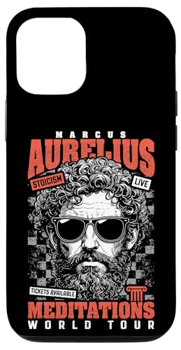 Hülle für iPhone 12/12 Pro Lustige Marcus-Aurelius-Meditationstour zur stoischen Philosophie von Grandio Design Funny Philosophy Philosopher Gifts