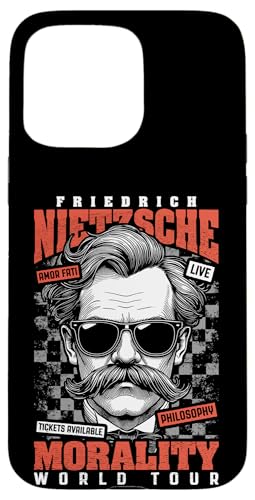 Hülle für iPhone 15 Pro Max Lustige Philosophie Nietzsche Philosoph Morality Tour von Grandio Design Funny Philosophy Philosopher Gifts