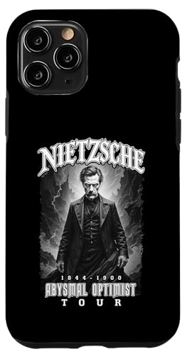 Nietzsche Heavy Metal Funny Philosophy Abysmal Optimist Tour Hülle für iPhone 11 Pro von Grandio Design Funny Philosophy Philosopher Gifts