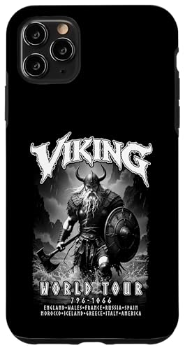 Viking World Tour Norse Warrior Mythologie Valhalla Bound Hülle für iPhone 11 Pro Max von Grandio Design Norse Viking Warrior Gifts