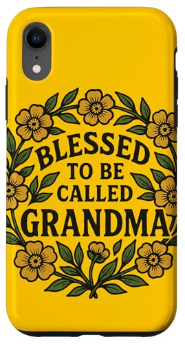 Gesegnet, Oma genannt zu werden, Illustration, Omas Design Hülle für iPhone XR Gesegnet, Oma genannt zu werden, Illustration, Omas Design Hülle für iPhone XR von Grandmas Love Snugg