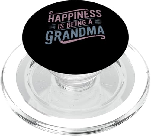 Damen Happiness is being a Grandma Family Graphic Tee PopSockets PopGrip für MagSafe von Grandmom Graphic tee