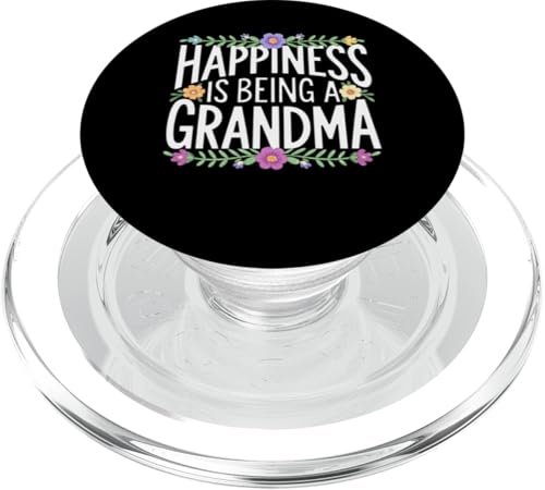 Happiness is being a Grandma Family Clothing Damen PopSockets PopGrip für MagSafe von Grandmom Graphic tee