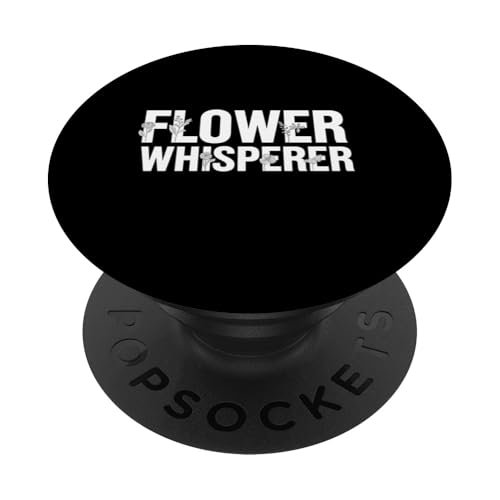 Blumenflüsterer Gartenliebhaber Botanische niedliche Pflanze Geschenk PopSockets Klebender PopGrip von Graphic 365