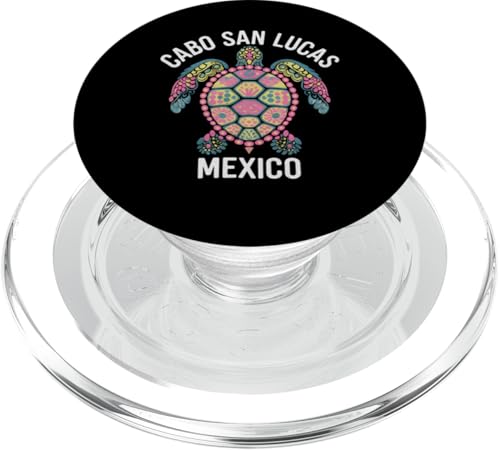 Cabo San Lucas Mexiko Schildkröte Strand Meer Urlaub Souvenir PopSockets PopGrip für MagSafe von Graphic 365