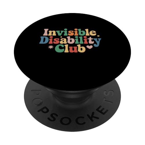 Geschenk zur Unterstützung des Invisible Disability Club Awareness Month PopSockets Klebender PopGrip von Graphic 365