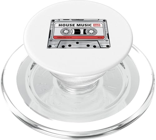 House Music A60 Kassettenspieler Retro Vintage Musik PopSockets PopGrip für MagSafe House Music A60 Kassettenspieler Retro Vintage Musik PopSockets PopGrip für MagSafe von Graphic 365
