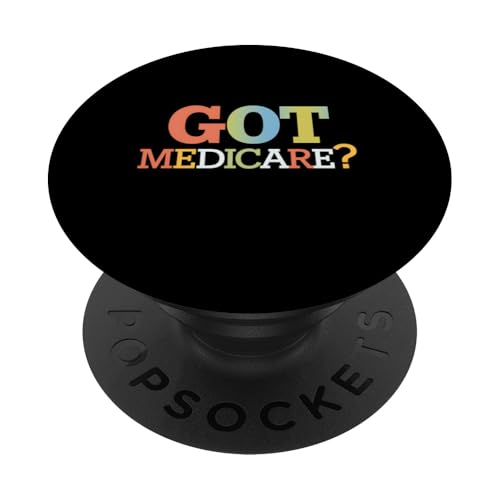 Medicare Ruhestand Senior Citizen Lustiges Geschenk PopSockets Klebender PopGrip von Graphic 365