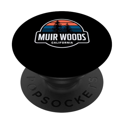 Muir Woods National Monument CA Redwood Forest Wandern PopSockets Klebender PopGrip von Graphic 365