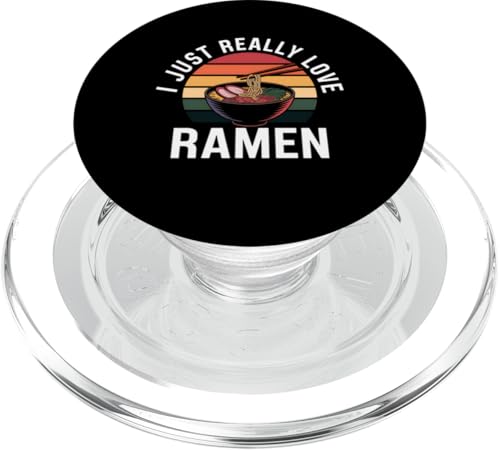 Ramen Lover Vintage Japanische Nudelschale Feinschmecker Geschenk PopSockets PopGrip für MagSafe von Graphic 365