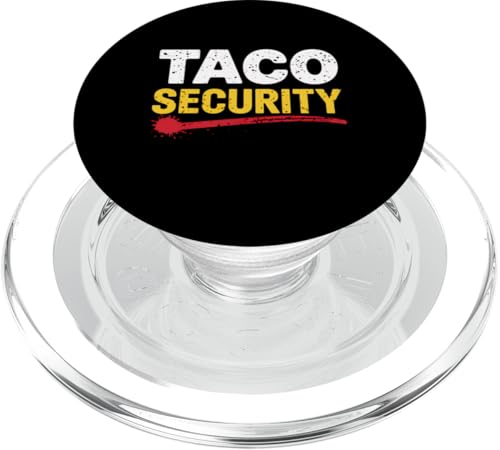 Taco Security Lustiges Taco-Liebhaber Geschenk Cinco de Mayo Fiesta PopSockets PopGrip für MagSafe von Graphic 365