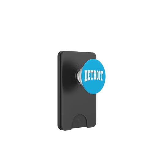 DETROIT - Throwback Design - Classic PopSockets PopWallet für MagSafe von Graphic Apparel Co.