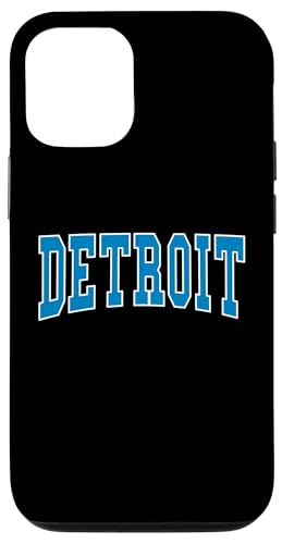 Hülle für iPhone 12/12 Pro DETROIT – Throwback-Design – klassisch von Graphic Apparel Co.