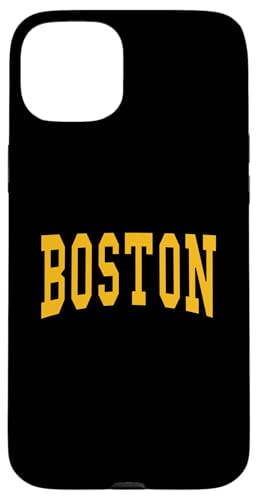 Hülle für iPhone 15 Plus BOSTON - Hometown Pride - Throwback Design - Classic von Graphic Apparel Co.