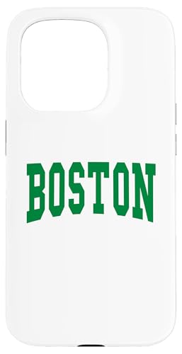 Hülle für iPhone 15 Pro BOSTON - Hometown Pride - Throwback Design - Classic von Graphic Apparel Co.